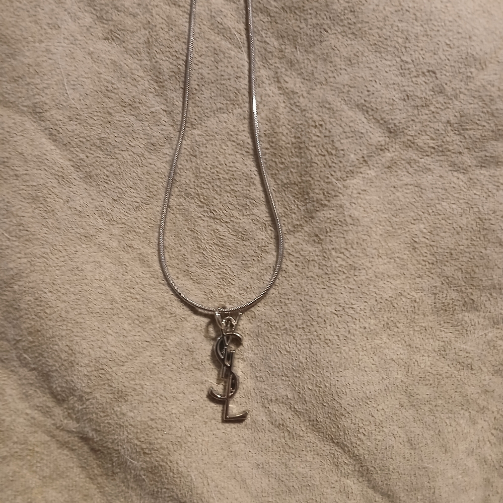 YSL Beautiful Silver Necklace